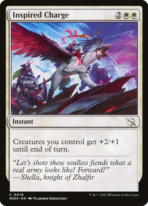 Inspired Charge (MOM-019) - common - Foil