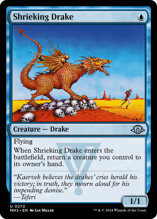 Shrieking Drake (MH3-272) - uncommon - Foil