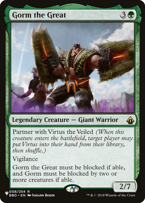 Gorm the Great (LIST-BBD-8) - rare