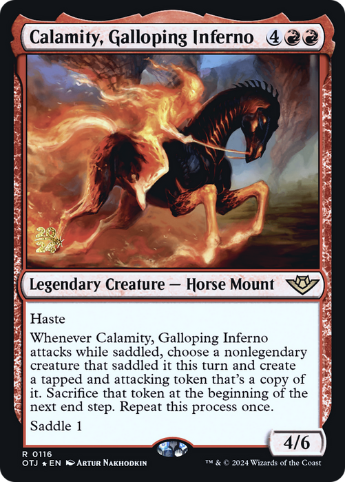 Calamity, Galloping Inferno (PRE-116S) - rare - Foil