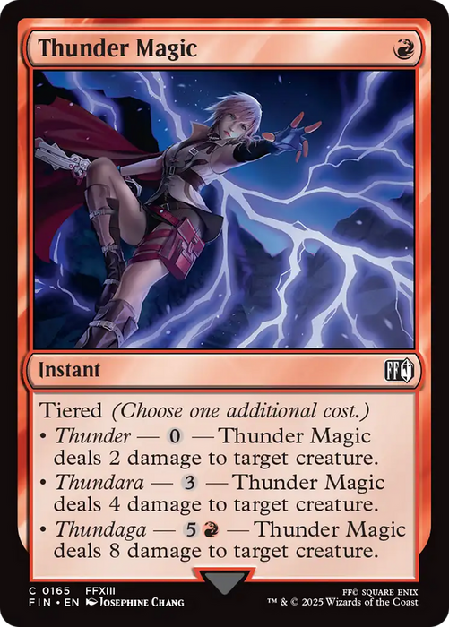Thunder Magic (FIN-165) - common - Foil
