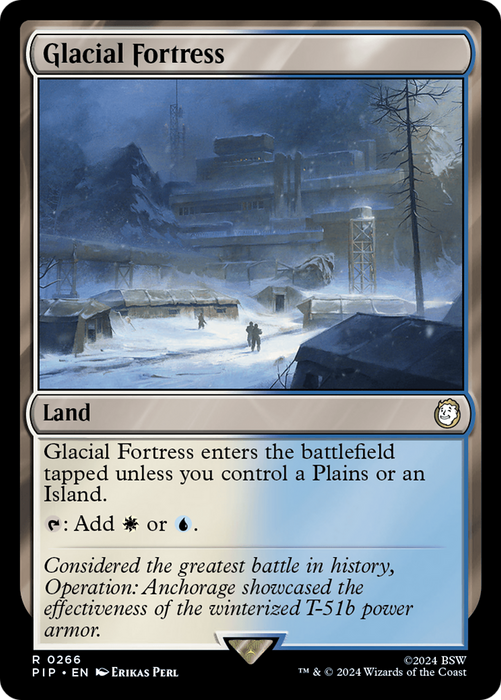 Glacial Fortress (PIP-266) - rare - Foil