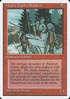 Mons's Goblin Raiders (4ED-213) - common