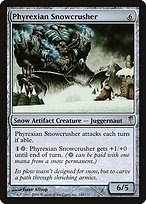 Phyrexian Snowcrusher (CSP-140) - uncommon - Foil
