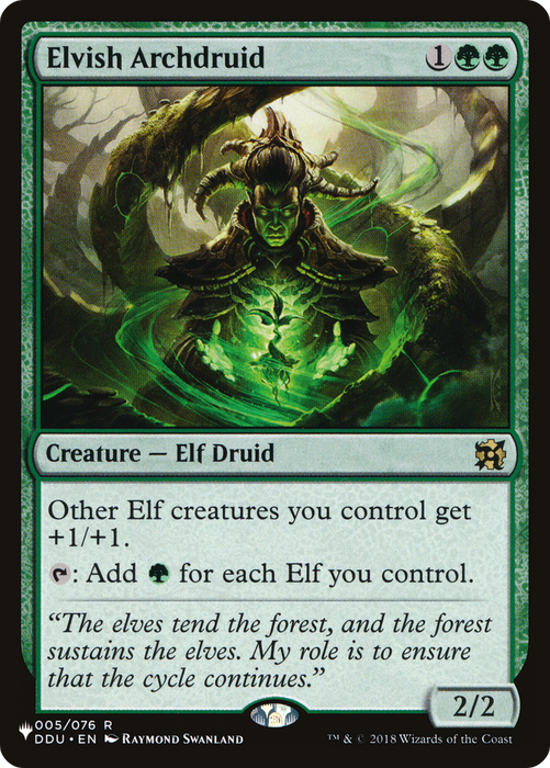 Elvish Archdruid (LIST-DDU-5) - rare