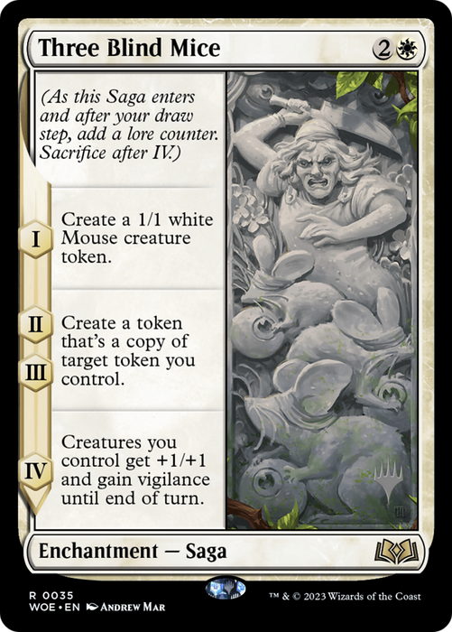 Three Blind Mice (PPWOE-35P) - rare - Foil