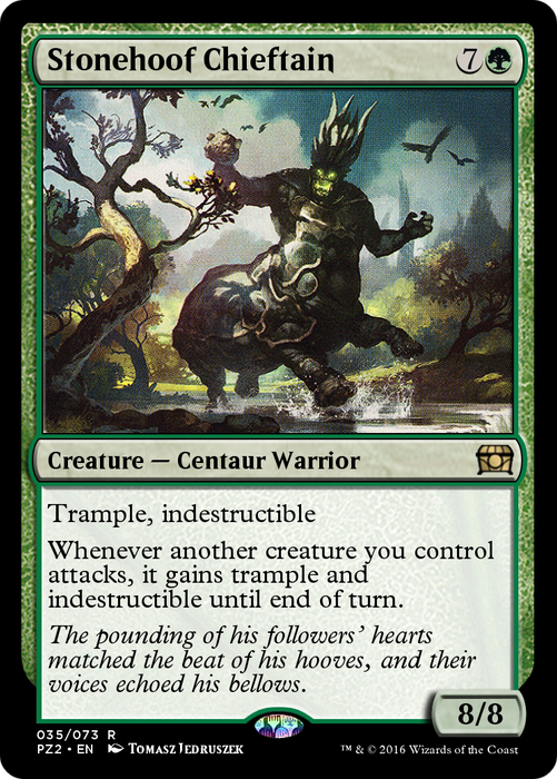 Stonehoof Chieftain (PZ2-035) - rare - Foil