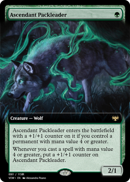 Ascendant Packleader (PRM-95401) - rare - Foil
