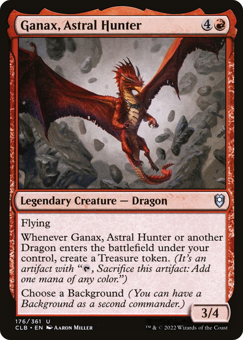 Ganax, Astral Hunter (CLB-176) - uncommon