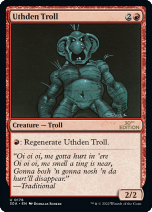Uthden Troll (30A-176) - uncommon