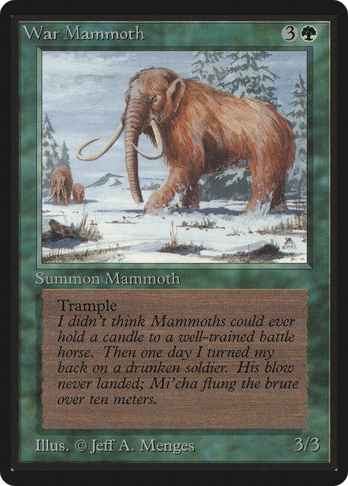War Mammoth (LEB-228) - common
