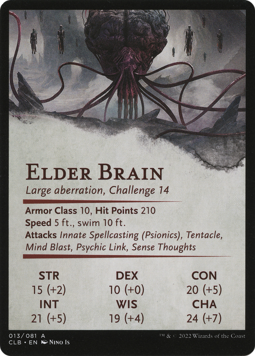 Elder Brain // Elder Brain (ACLB-013) - common (Borderless) - Foil
