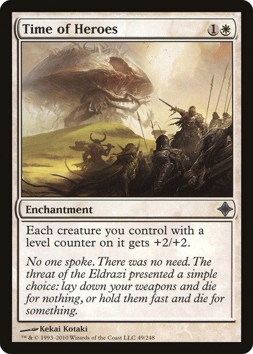 Time of Heroes (ROE-049) - uncommon - Foil