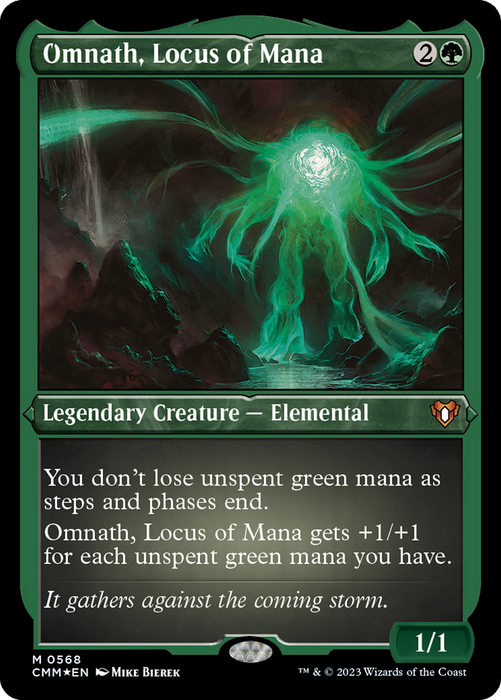 Omnath, Locus of Mana (CMM-568) - mythic - Etched Foil