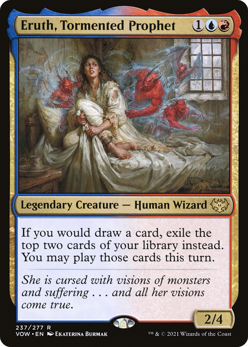 Eruth, Tormented Prophet (VOW-237) - rare - Foil