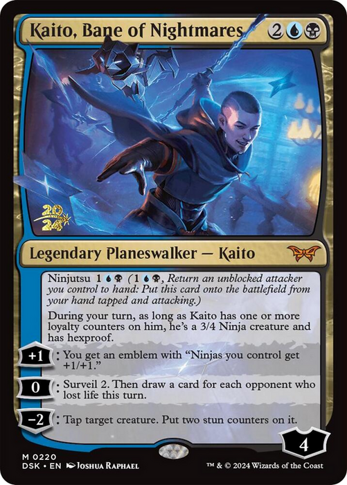 Kaito, Bane of Nightmares (PRE-220S) - mythic - Foil