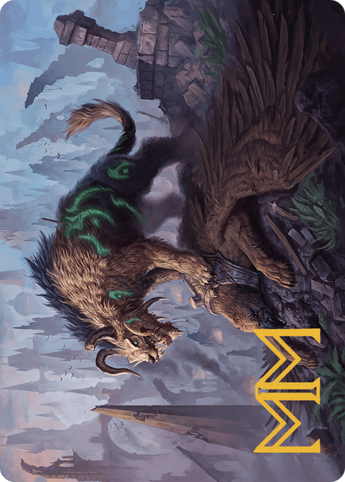 Axebane Ferox // Axebane Ferox (AMKM-013) - common (Borderless) - Foil