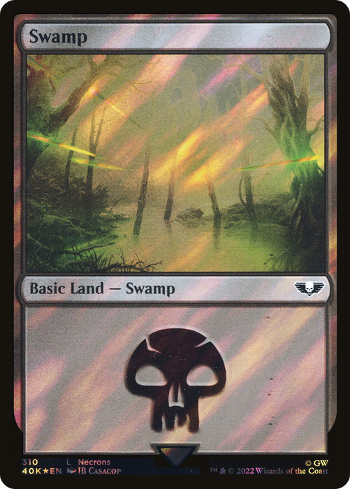 Swamp (40K-310★) - common - Foil