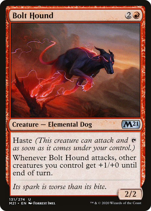 Bolt Hound (M21-131) - uncommon - Foil