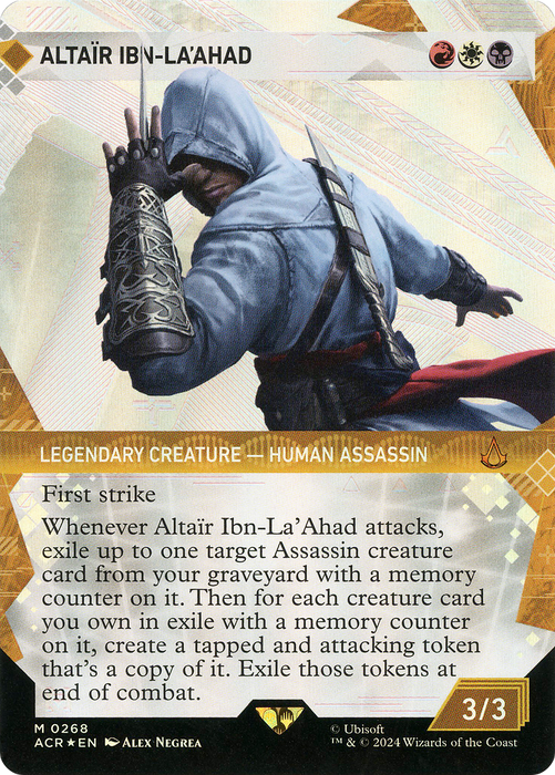 Altaïr Ibn-La'Ahad (ACR-268) - mythic: (Showcase) (Borderless) - Foil