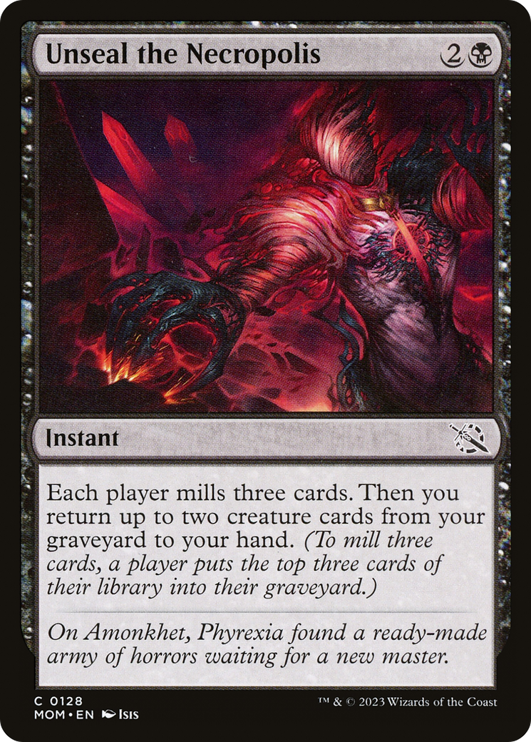 Unseal the Necropolis (MOM-128) - common - Foil