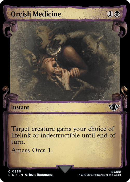Orcish Medicine (LTR-555) - common: (Showcase) - Foil