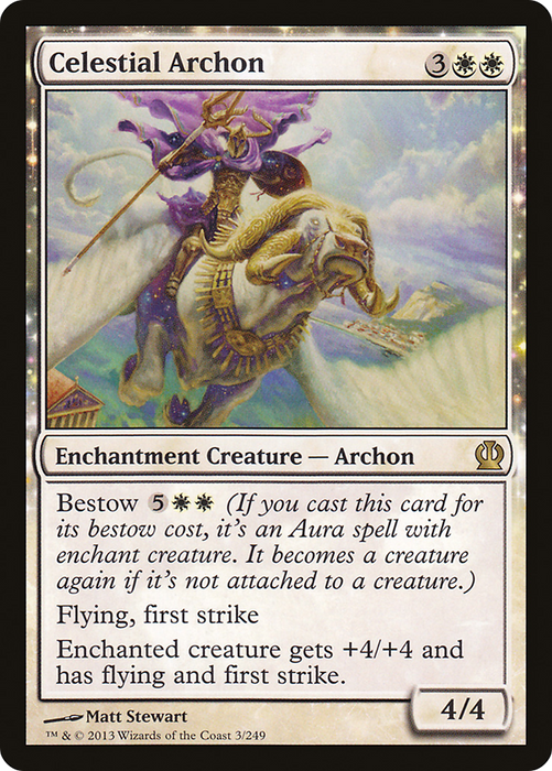 Celestial Archon (THS-003) - rare: (enchantment) - Foil