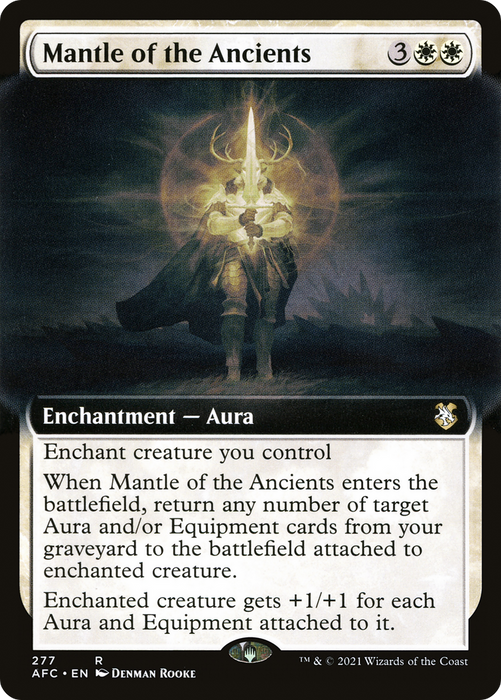 Mantle of the Ancients (AFC-277) - rare: (Extended Art)