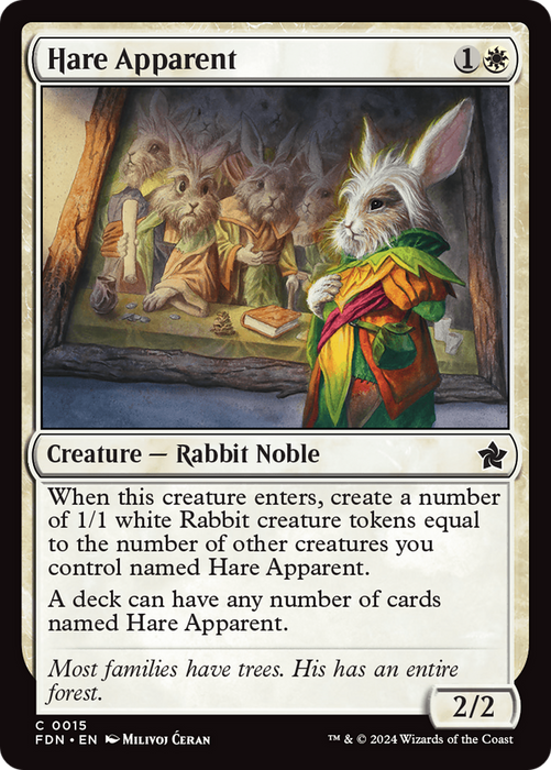 Hare Apparent (FDN-015) - common - Foil