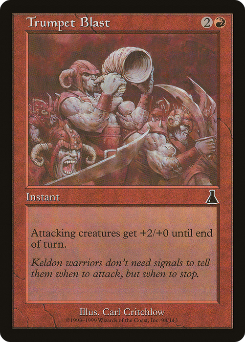 Trumpet Blast (UDS-098) - common - Foil