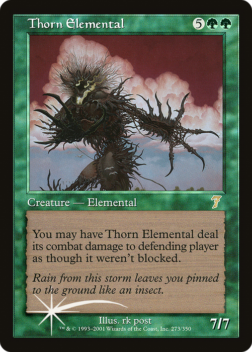 Thorn Elemental (7ED-273★) - rare - Foil