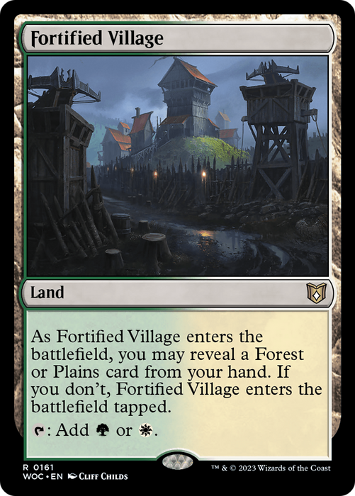 Fortified Village (WOC-161) - rare