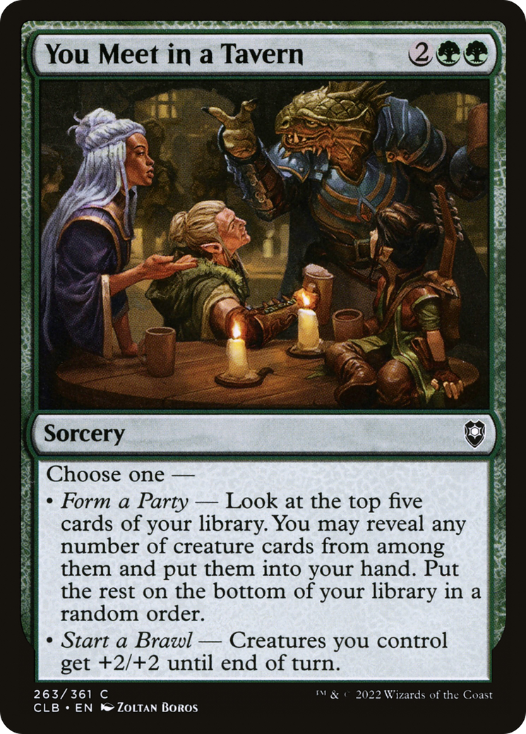 You Meet in a Tavern (CLB-263) - common - Foil