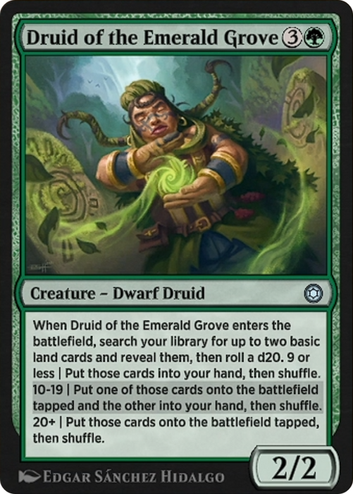 Druid of the Emerald Grove (HBG-207) - uncommon