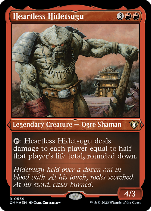 Heartless Hidetsugu (CMM-539) - rare - Etched Foil