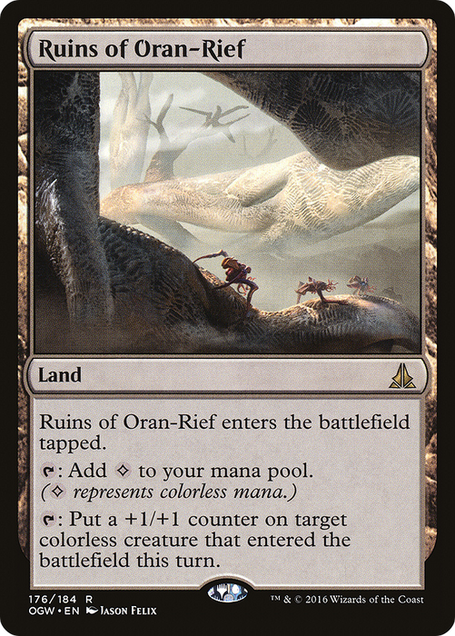Ruins of Oran-Rief (OGW-176) - rare - Foil