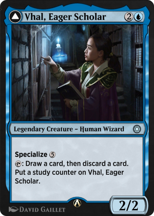 Vhal, Eager Scholar (HBG-008) - uncommon