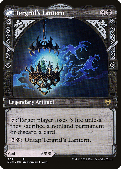 Tergrid, God of Fright // Tergrid's Lantern (KHM-307) - rare: (Showcase)