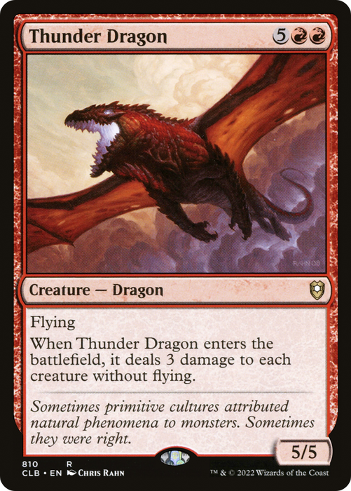 Thunder Dragon (CLB-810) - rare