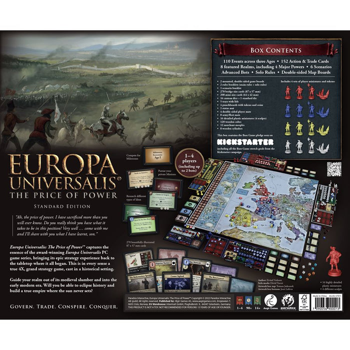 Europa Universalis: The Price of Power - Standard Edition (anglais) ***Boîte avec dommages mineurs***