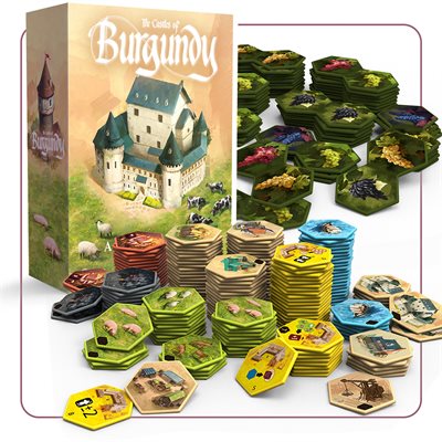 The Castles of Burgundy: Special Edition - Hex Tiles (English)