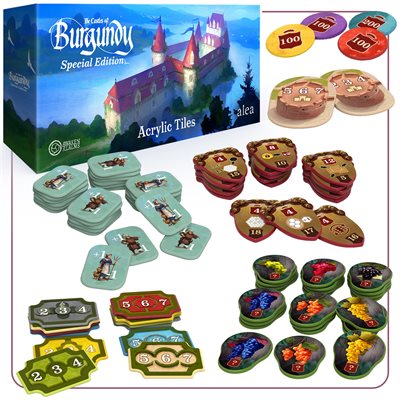 The Castles of Burgundy: Special Edition - Acrylic Tiles (anglais)