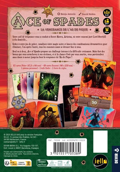 Ace of Spades (français) [Précommande] ***Q2 2026***