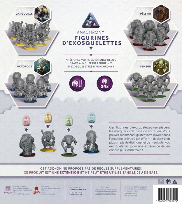 Anachrony : Figurines d'Exosquelettes (français)