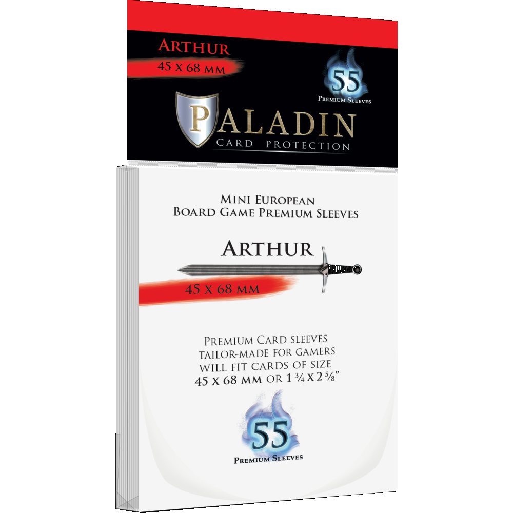 Sleeves: Paladin Premium Arthur - 45mm x 68 mm — La Pioche