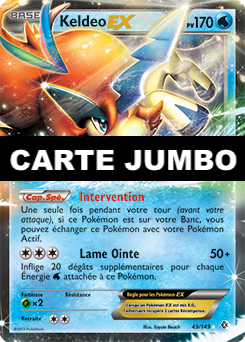 Keldeo EX - FRANÇAIS - (049/99) - CJ - Promo - Holofoil