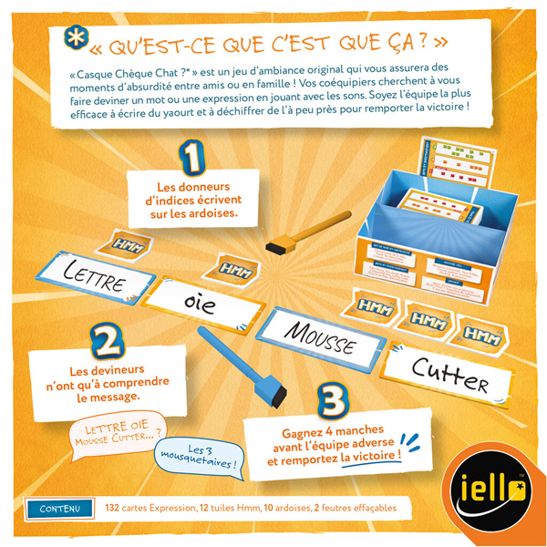 Casque Chèque Chat (French)