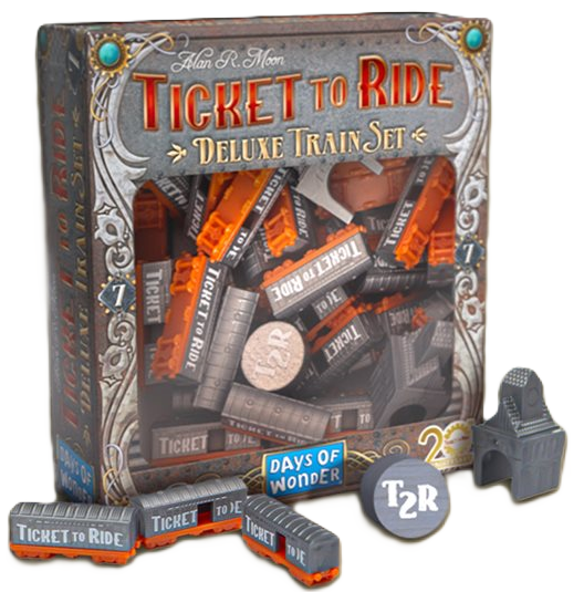 Les Aventuriers du Rail: 20e Anniversaire - Trains Deluxe (multilingue)