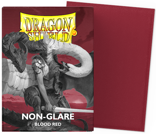 Sleeves: Dragon Shield Standard 100ct - Non-Glare Blood Red (Matte)