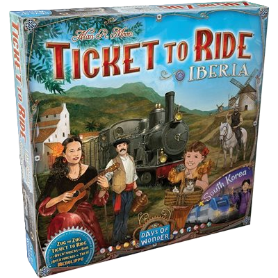 Les Aventuriers du Rail: Carte #8 - Iberia & Corée du Sud (multilingue)